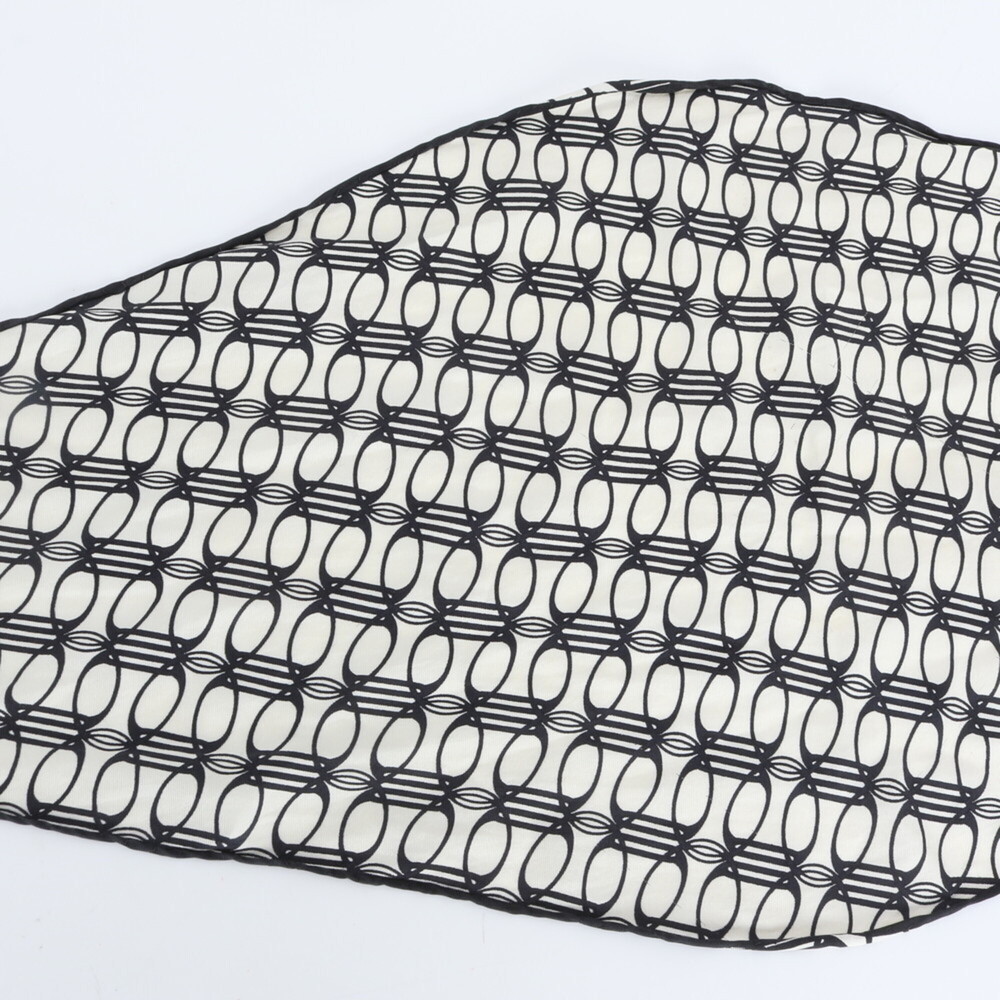 Gucci all-over monogram pattern scarf/muffler, bl… - image 4